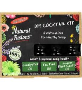Palmer's Natural Fusions Healthy Scalp Diy Cocktail Kit Saç Serumu Set 3'lü - Eucalyptus Oil 10 ml + Tea Tree Oil 10 ml + Jamaican Black Castor Oil 10 ml