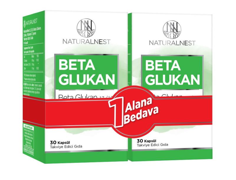 Naturalnest Beta Glukan 1 Alana 1 Bedava