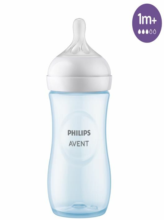 Avent Natural Response Doğal Tepkili PP Mavi Biberon 1+ Ay 260 ml