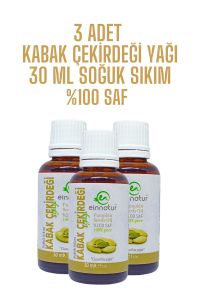 Einnatur Kabak Çekirdeği Yağı %100 Saf Cucurbita Pepo Oil Soğuk Sıkım 30 ml