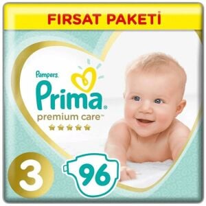 Prima Bebek Bezi Premium Care Midi 3 Beden 96'lı