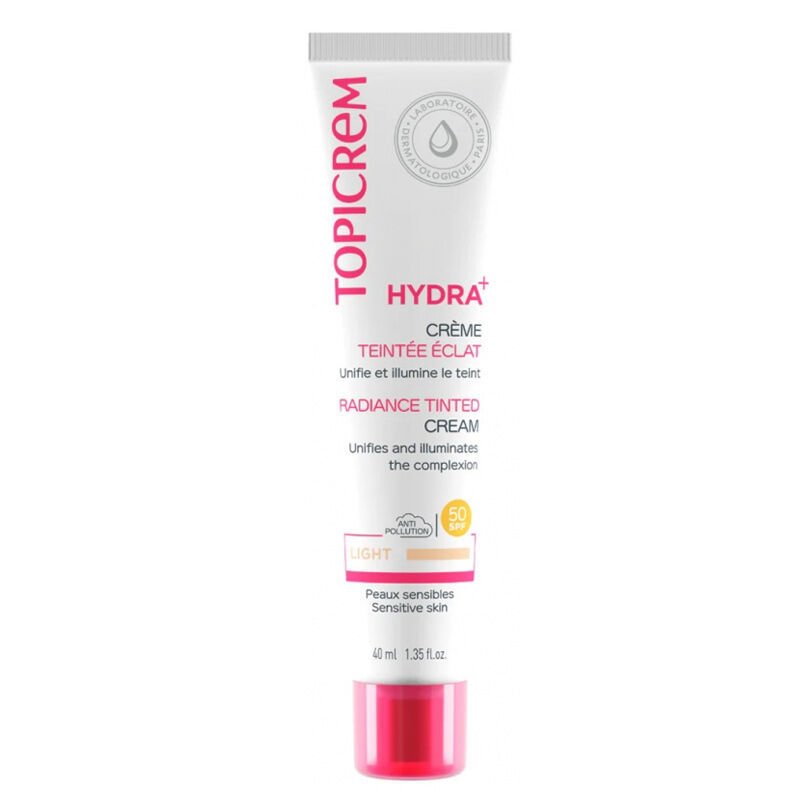 Topicrem Hydra Radiance Tinted Cream SPF50 40 ml - Light