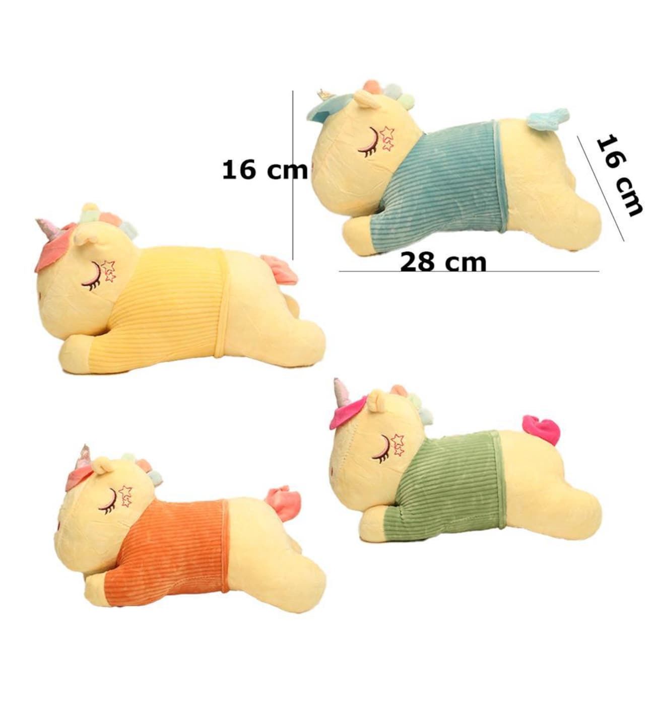 Torutoys HS-12525 Unicorn Peluş Oyuncak Yastık 28 cm