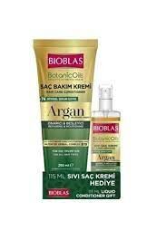 Bioblas Argan Saç Bakım Kremi 250 ml + Sıvı Saç Kremi 115 ml Hediye