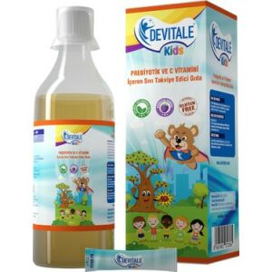 Devitale Kids Prebiyotik ve C Vitamini İçeren Sıvı Takviye Edici Gıda 500 ml - 11+1 Adet