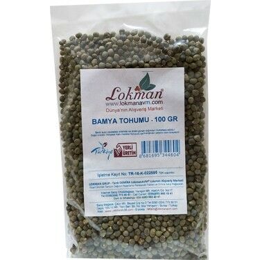 Lokmanavm Bamya Tohumu 100 gr Paket