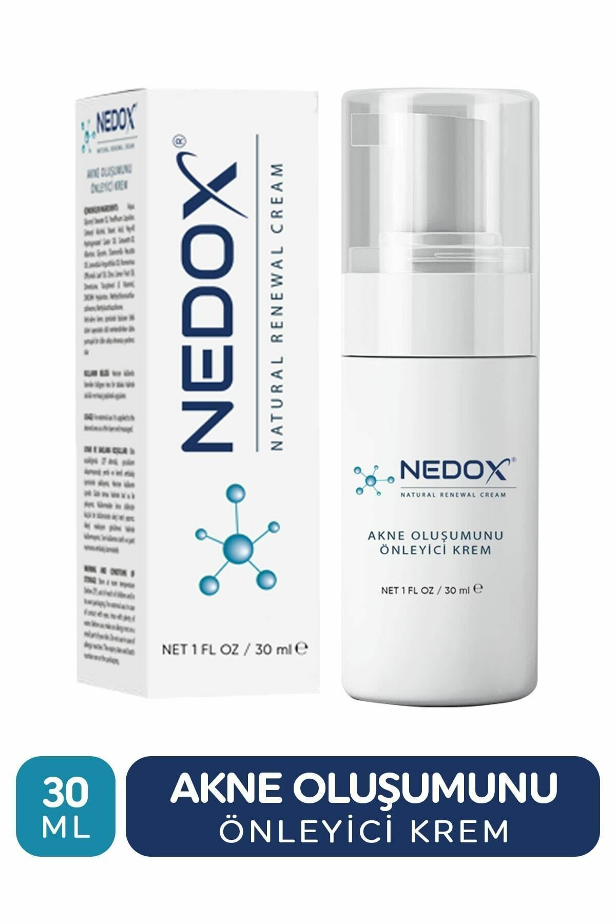Nedox Akne Önleyici Siyah Nokta ve Sivilce Karşıtı Krem 30 ml
