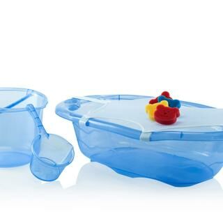 Moje Bebek Banyo Süzgeç Küveti - Mavi