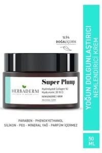 Herbaderm Super Plump Dolgunlaştırıcı ve Kırışıklık Karşıtı Nemlendirici Krem 50 ml