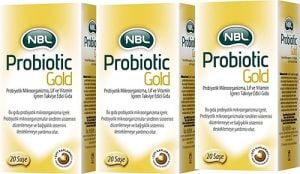 NBL Probiotic Gold 20 Saşe - 3 Adet
