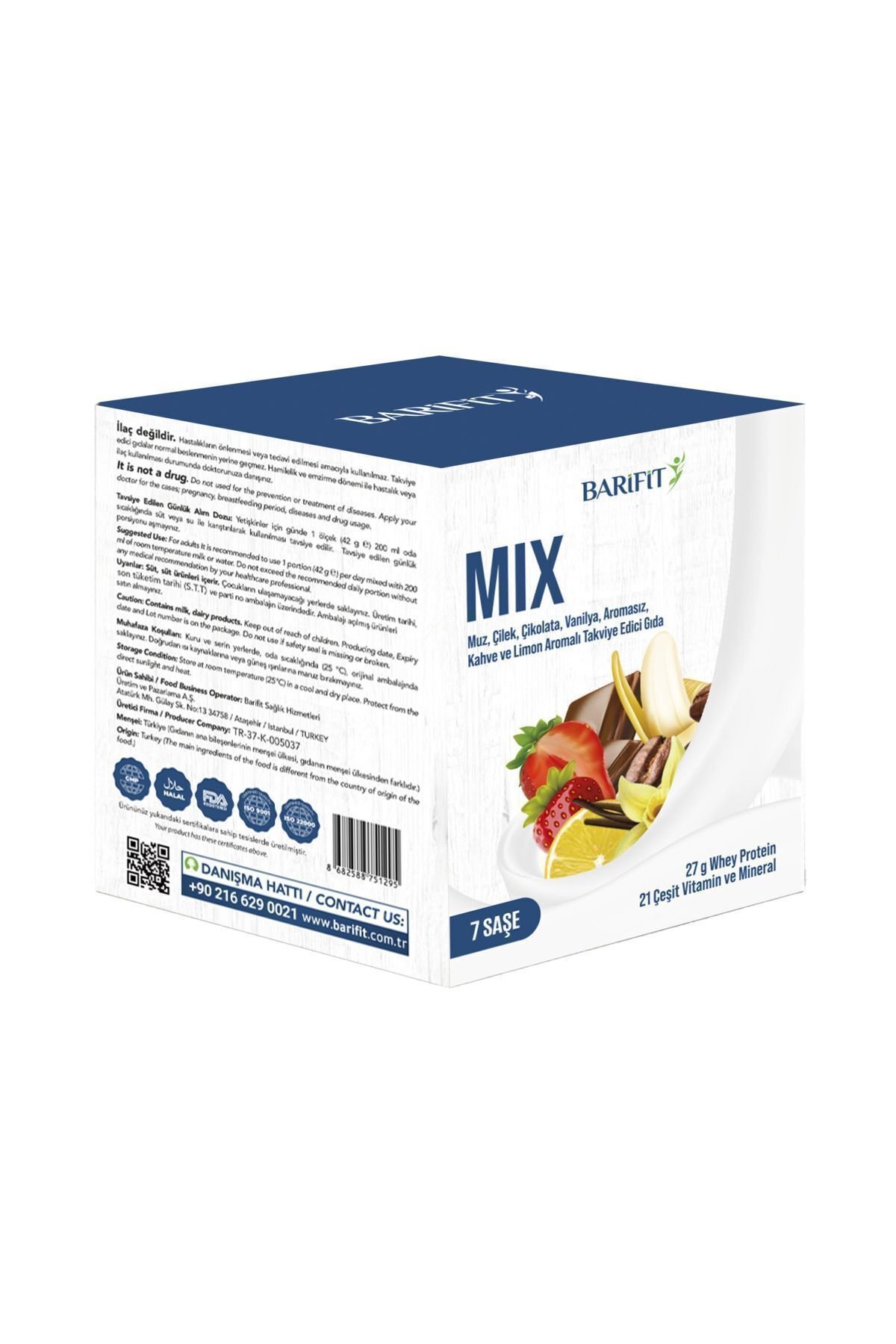 Barifit Protein Tozu Mix Paket 7'li