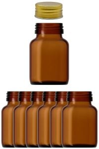 Botafarma Cam Şişe Amber 140 cc - 6 Adet