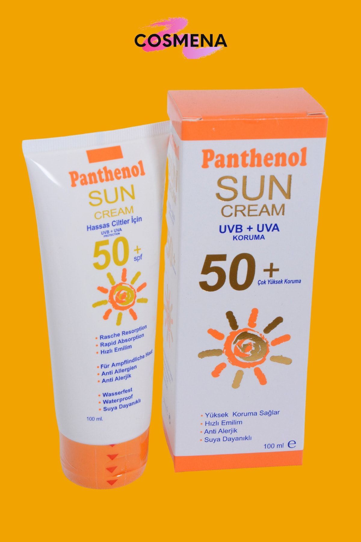 Extal Panthenol Sun Cream SPF50 100 ml