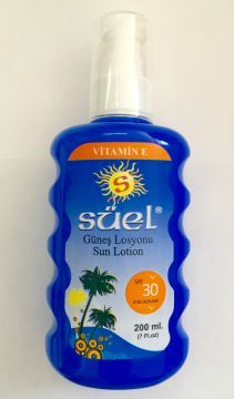 Süel Güneş Losyonu Spf30 200Ml