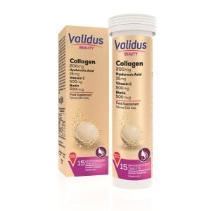 Validus Collagen Beauty 15 Efervesan Tablet