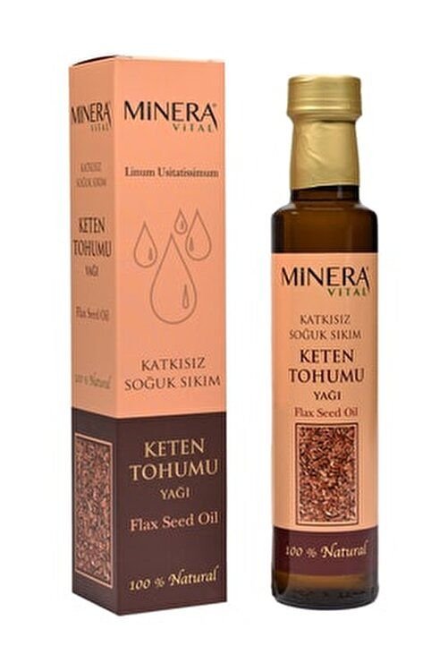Minera Vital Keten Tohumu Yağı 250 ml (Soğuk Pres)