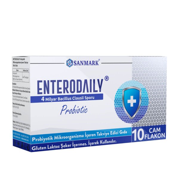 Sanmark Enterodaily Yetişkin Probiotic 5 ml x 10 Cam Flakon