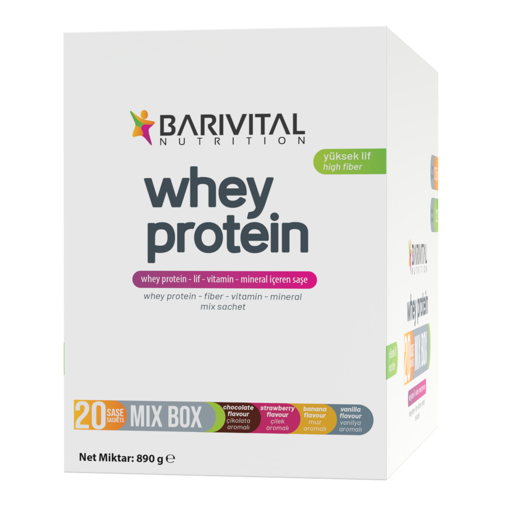 Barivital Protein Tozu 20 Saşe Mix Paket