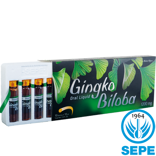 Ginkgo Biloba Ekstrakti 1200mg x 10 Ampul