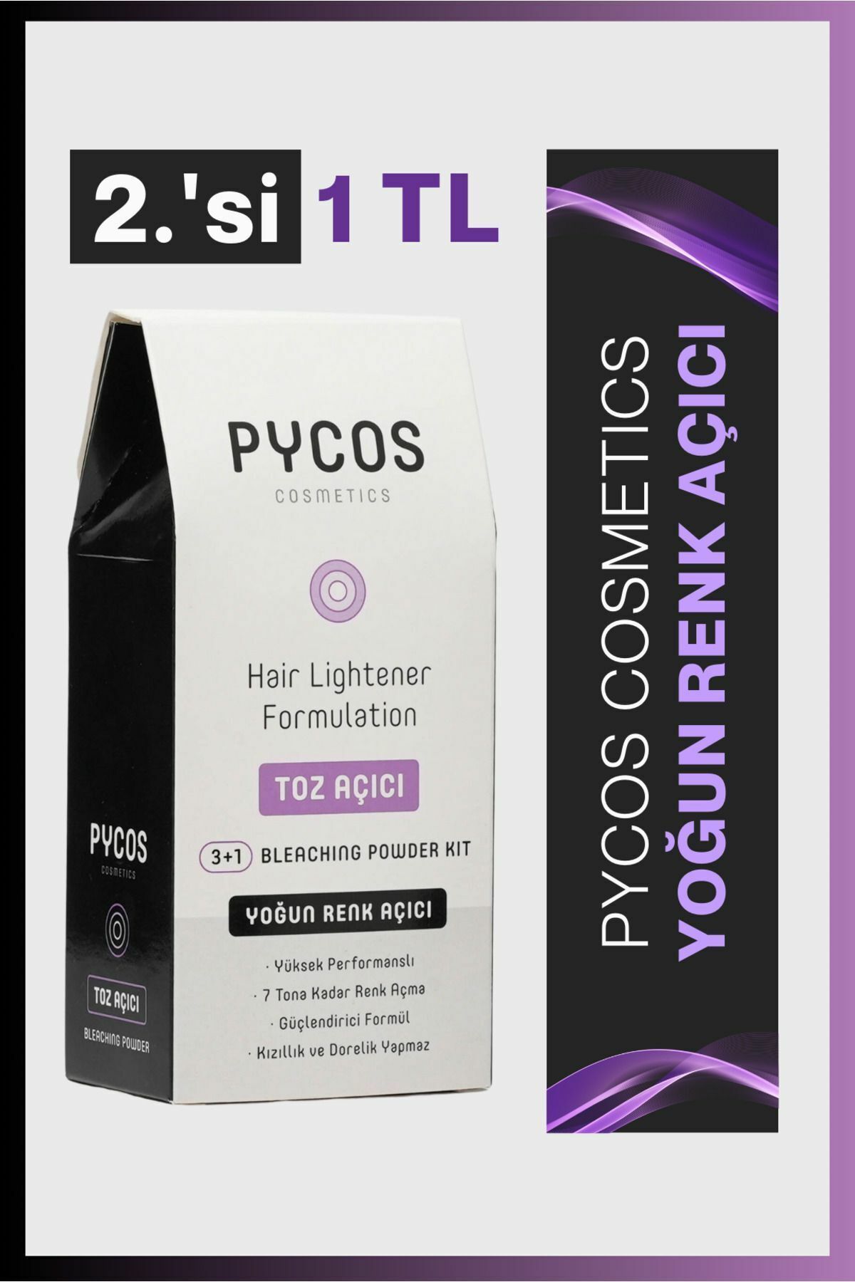 Pycos Color Saç Renk Açıcı Kiti 25 gr