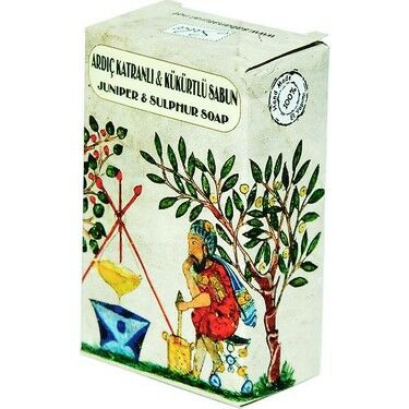 Saba Ardıç Katranlı ve Kükürtlü Sabun El Yapımı 125 gr