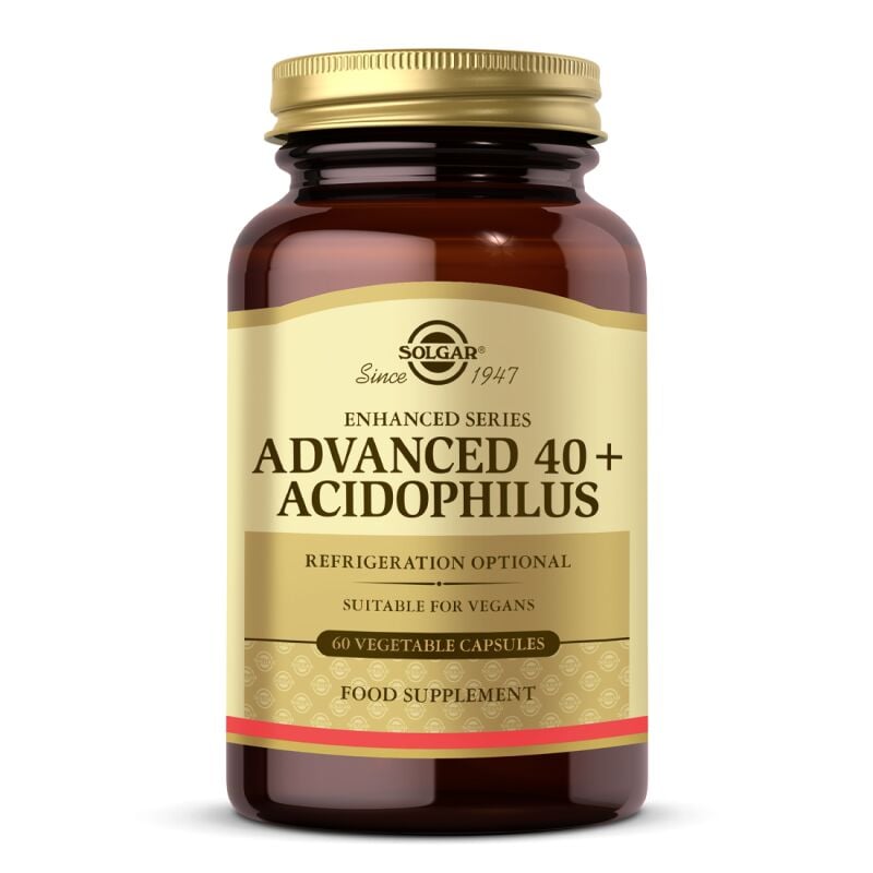 SOLGAR ADVANCED 40+ ACIDOPHILUS 60 CAP.