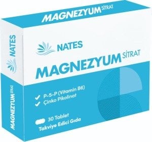 Nates Magnezyum Sıtrat 30 Tab