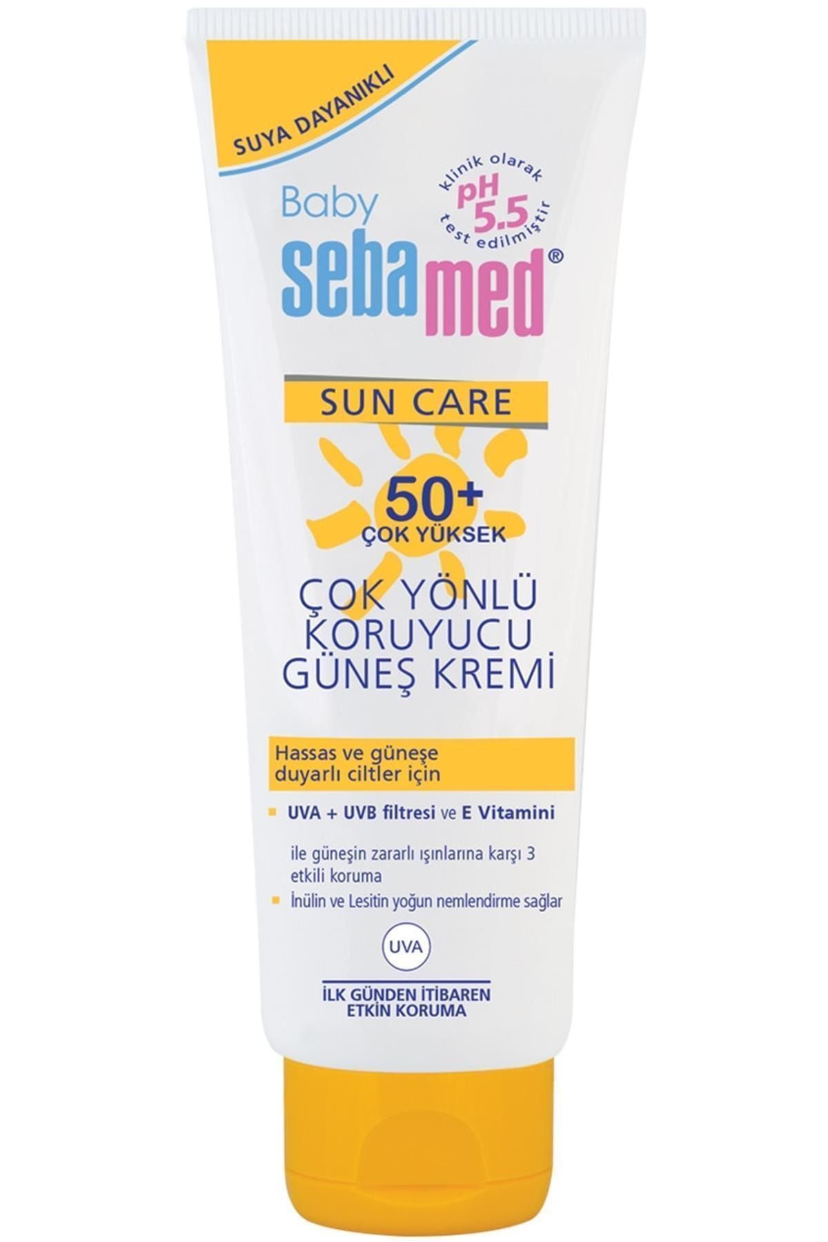 Sebamed Baby Sun Care Suya Dayanıklı SPF50+ Çok Yönlü Koruyucu Bebek Güneş Kremi 75 ml