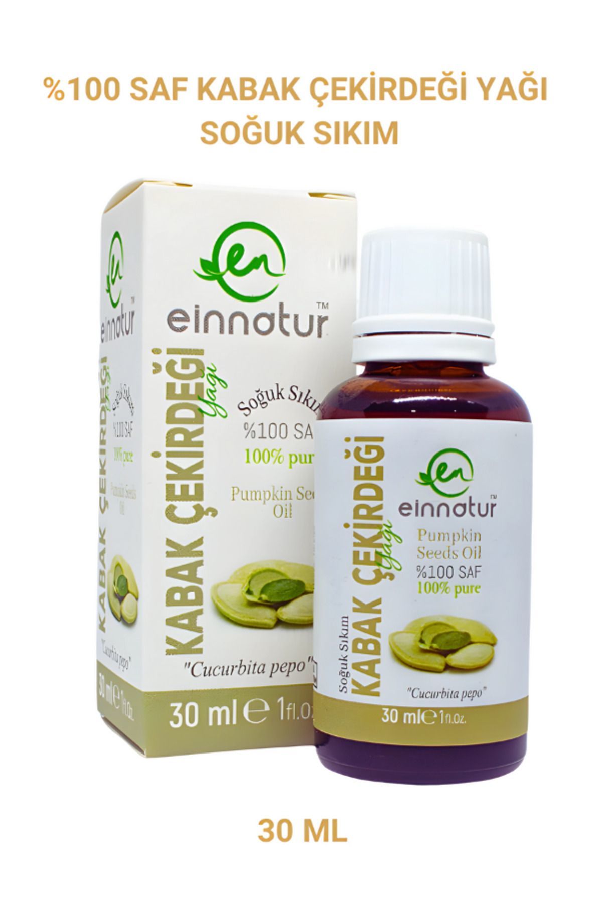 Einnatur Çörekotu Yağı %100 Saf Soğuk Sıkım Black Seed Oil Timokinon Çörek Otu Yağı 30 ml