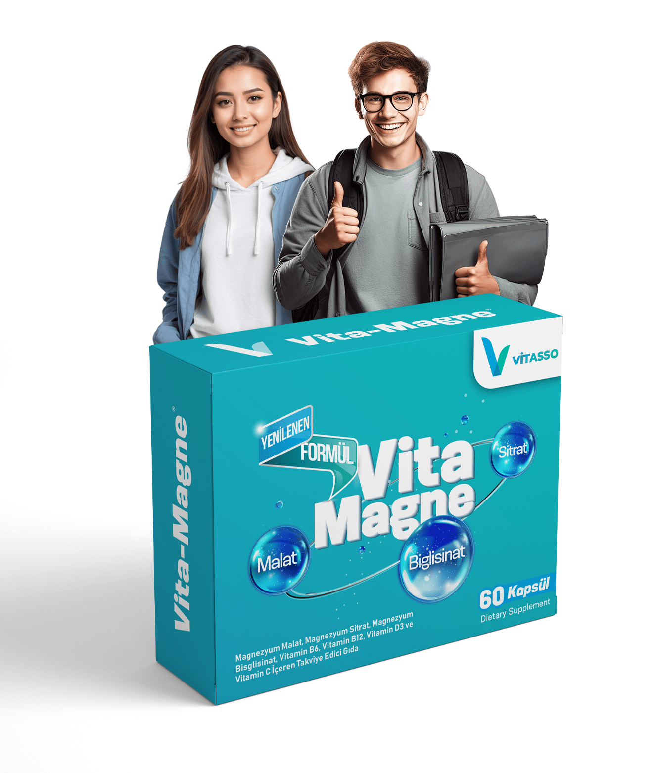 Vita-Magne Magnezyum 60 Kapsül