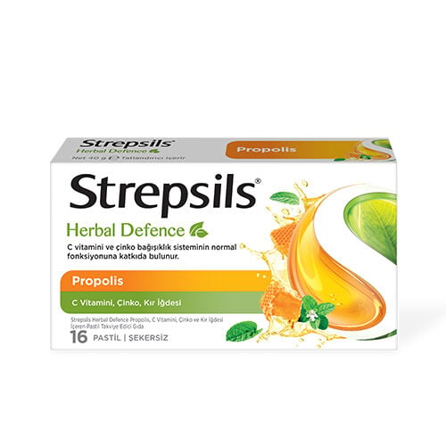 STREPSILS HERBAL DEFENCE PROPOLIS 16