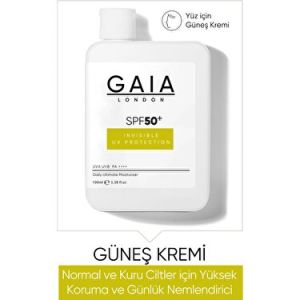 Gaia London Güneş Kremi Kuru Ciltler İçin Yüksek Koruma SPF50 100 ml