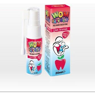Wom Baby Dent Diş Solüsyonu 20 ml 12'li Stant