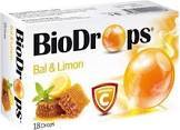 Biodrops Ballı Limonlu C Vitaminli Pastil 18'li