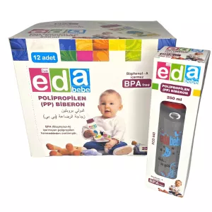 Eda Bebe Biberon 250 ml 12'li Koli