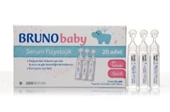 Bruno Baby Serum Fizyolojik 5 ml 20 Adet Steril  Flakon