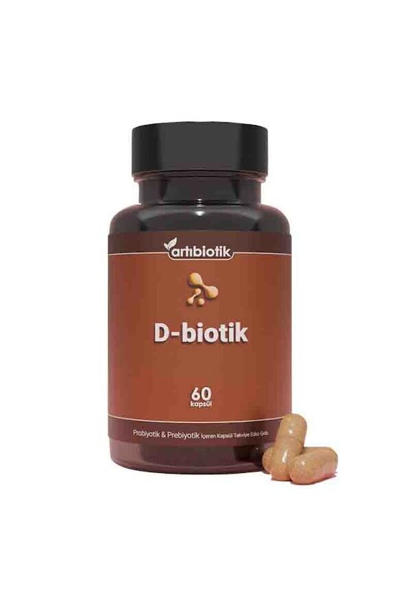 Doğadan Bizim Artıbiotik D-Biotik 60 Kapsül