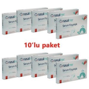 Nasalmer Serum Fizyolojik 10 Flakon 10LU PAKET