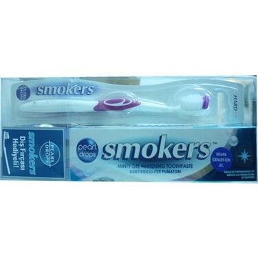 Pearl Drops Smokers Diş Macunu 75 ml + Diş Fırçası Hediyeli
