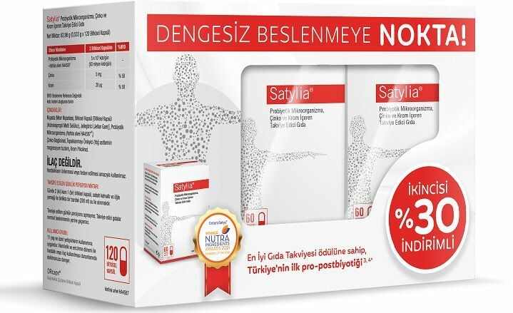 Satylıa 60 Kapsul 1+1 Kofre