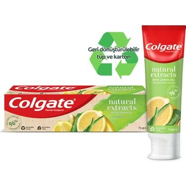 Colgate Diş Macunu Naturel Extracts Limon Yağı & Aloe Vera Özlü 50 ml