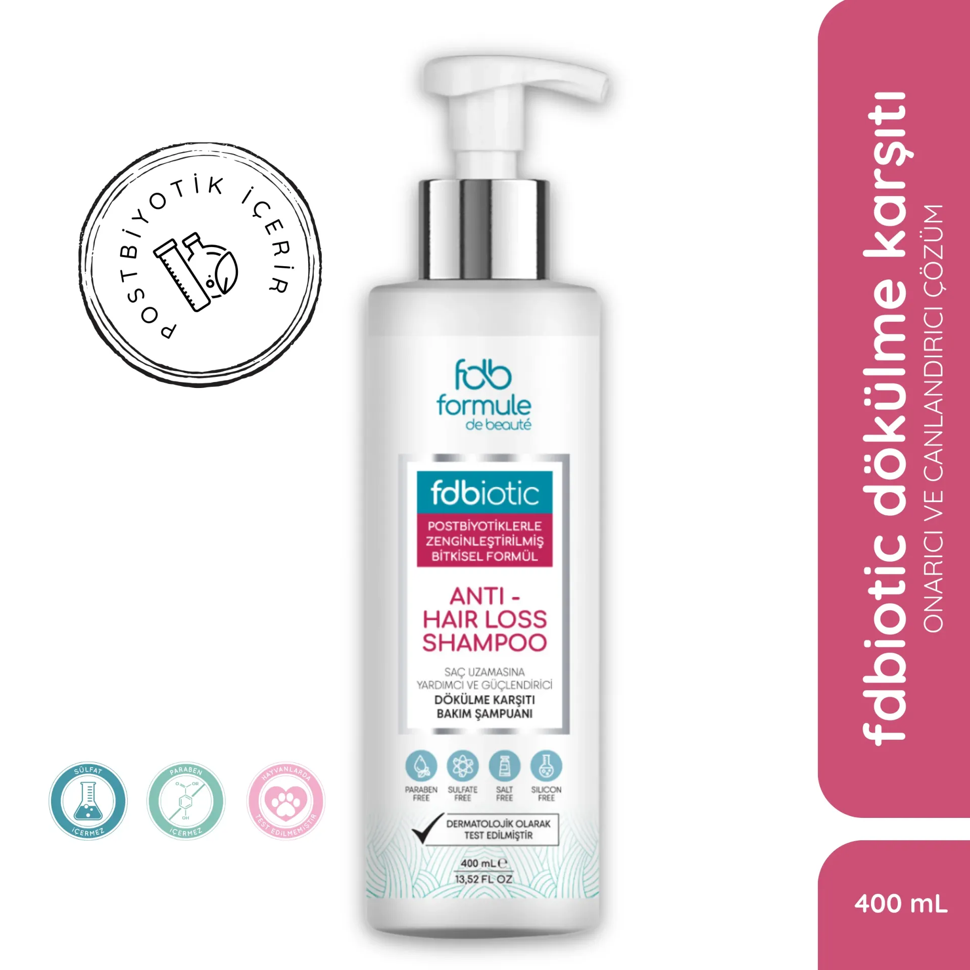 FDBiotic Postbiyotikli Dökülme Karşıtı Şampuan 400 ml