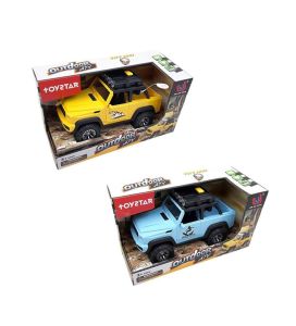 Sağlam Oyuncak Sürtmeli Jeep Araba Sesli