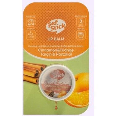 Şef Stick Lip Portakal Tarçın