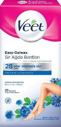Veet Professional Bacak Vücut Ağda Bandı 20'li