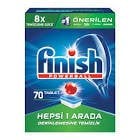 Finish Hepsi Bir Arada Bulaşık Makinesi Tableti 70'li