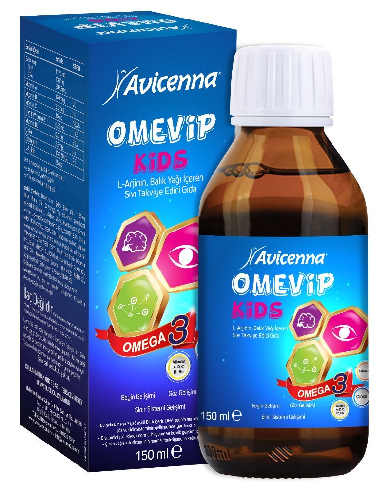 3 Al 2 Öde Avicenna Omevip Kids Omega 3 Şurup 150Ml