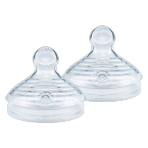 Nuk 721306 Nature Sense Biberon Emziği (L) 6-18 Ay 2'li