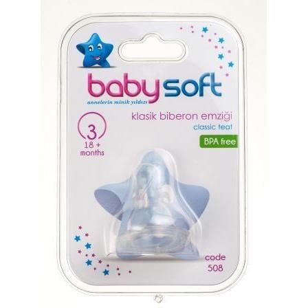 Baby Soft 508 Klasik Biberon Emziği 18+ Ay