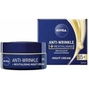 Nivea Kırışıklık Karşıtı Yenileyici 55 Yaş Üstü Gece Kremi 50 ml